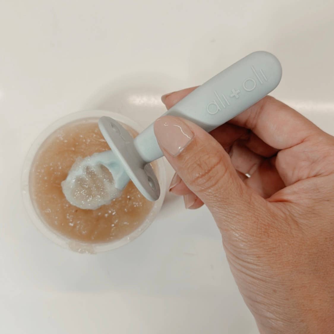 Ali+Oli - Ali+Oli (3-pc) Multi Stage Spoon Set for Baby (Blue) 6m+