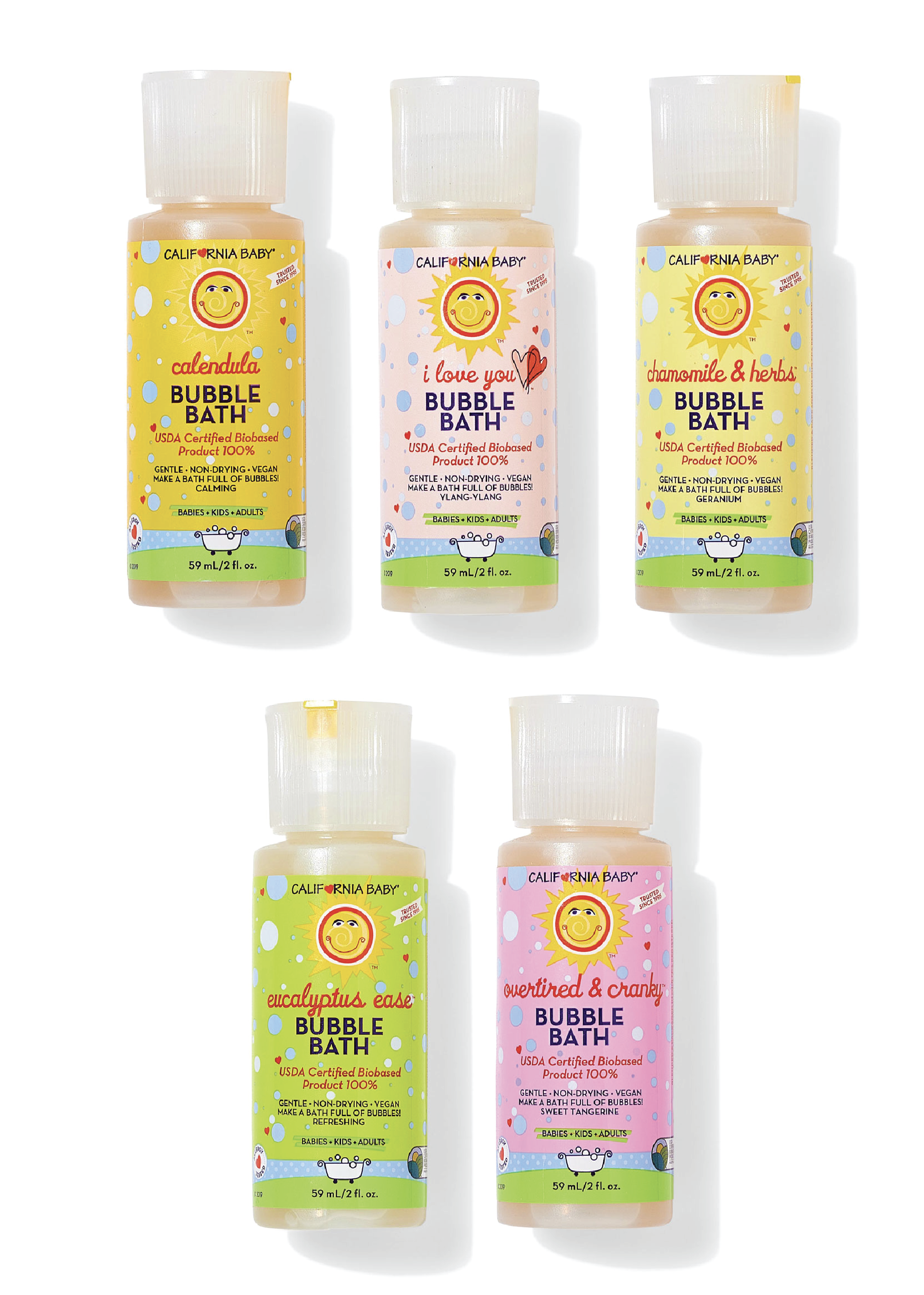 California Baby - Bubble Bath Scent Sampler