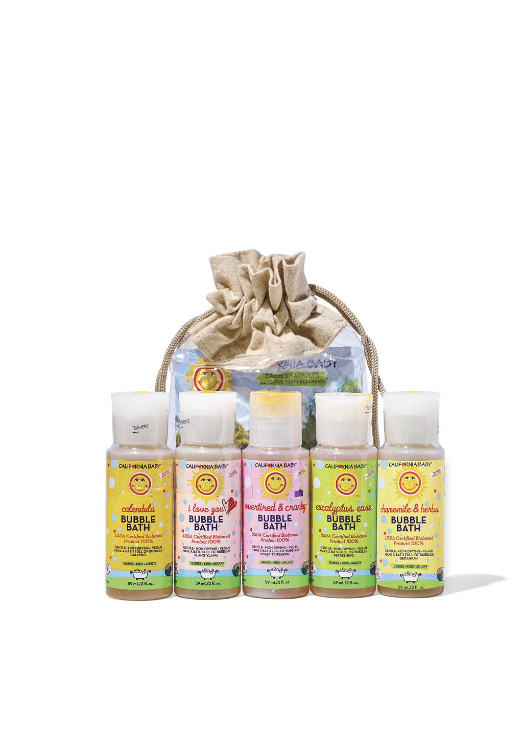 California Baby - Bubble Bath Scent Sampler