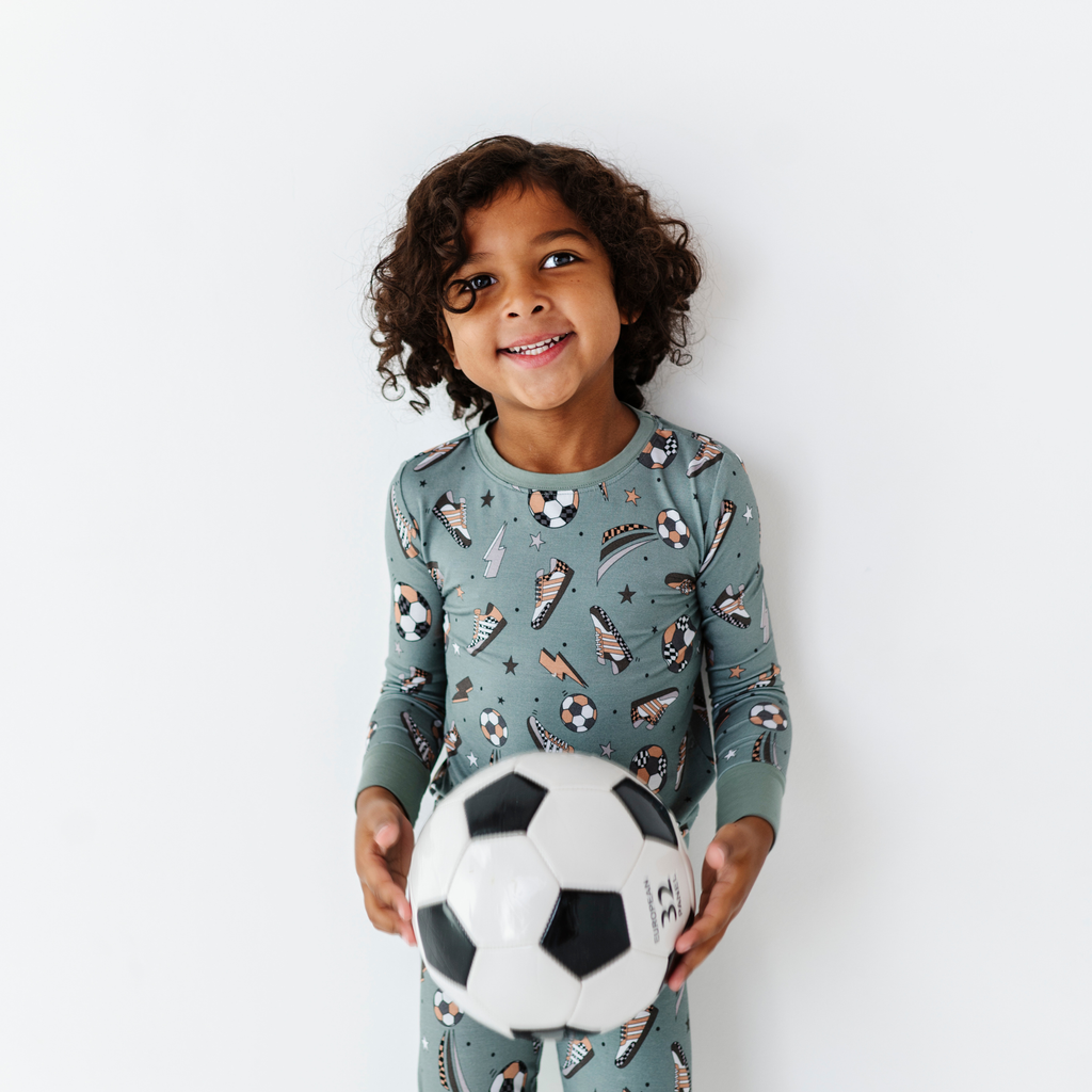 Kiki + Lulu - Goal Hard or Go Home Toddler/Big Kid Pajamas: 2T