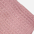 Viverano Organics - Pointelle Sweater Knit Baby Blanket (Organic Cotton): Vintage Rose in soft, breathable organic cotton with a delicate knit pattern, perfect cozy baby essential from a curated children’s boutique.