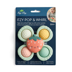 Itzy Ritzy - Itzy Pop & Whirl™ - Bath + Travel Toy: Strawberry
