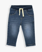 RuffleButts + RuggedButts - Boys Medium Wash Stretch Denim Pull-on Jeans
: 3T