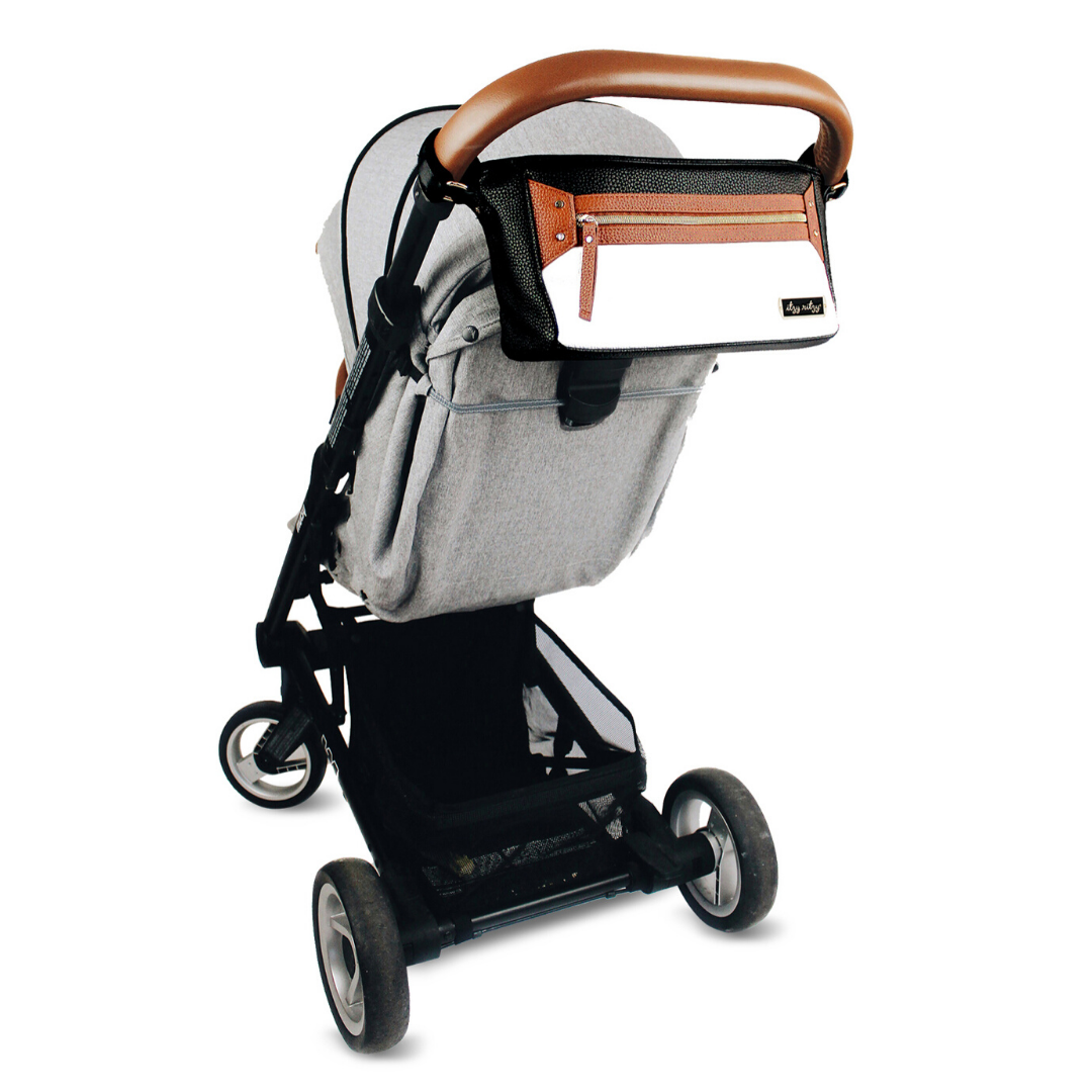 Itzy Ritzy - Coffee & Cream Travel Stroller + Wagon Caddy