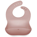 Ali+Oli - Silicone Baby Bib Roll Up & Stay Closed (Blush)