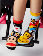 Pals Socks - Julius & Clancy Fun Grippy Kids Socks (Limited Edition): Ages 9-12
