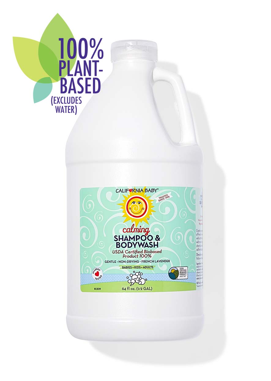 California Baby - Calming™ Shampoo & Bodywash 64oz half gallon