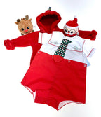 Tasty Tie® - Tasty Tie Teether, Crinkle Toy, Baby Boy Gift: Santa