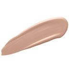 Swatch of a light to medium buff shade of Merle Norman Cosmetics - CC Cream Broad Spectrum SPF 30, showcasing a smooth, creamy texture ideal for natural coverage.