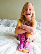 Pals Socks - Owl & Mouse Mismatched Animals Non-Slip Socks for Kids: Ages 1-3