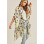 Love and Repeat - BOHEMIAN PATTERN KIMONO: LIME
