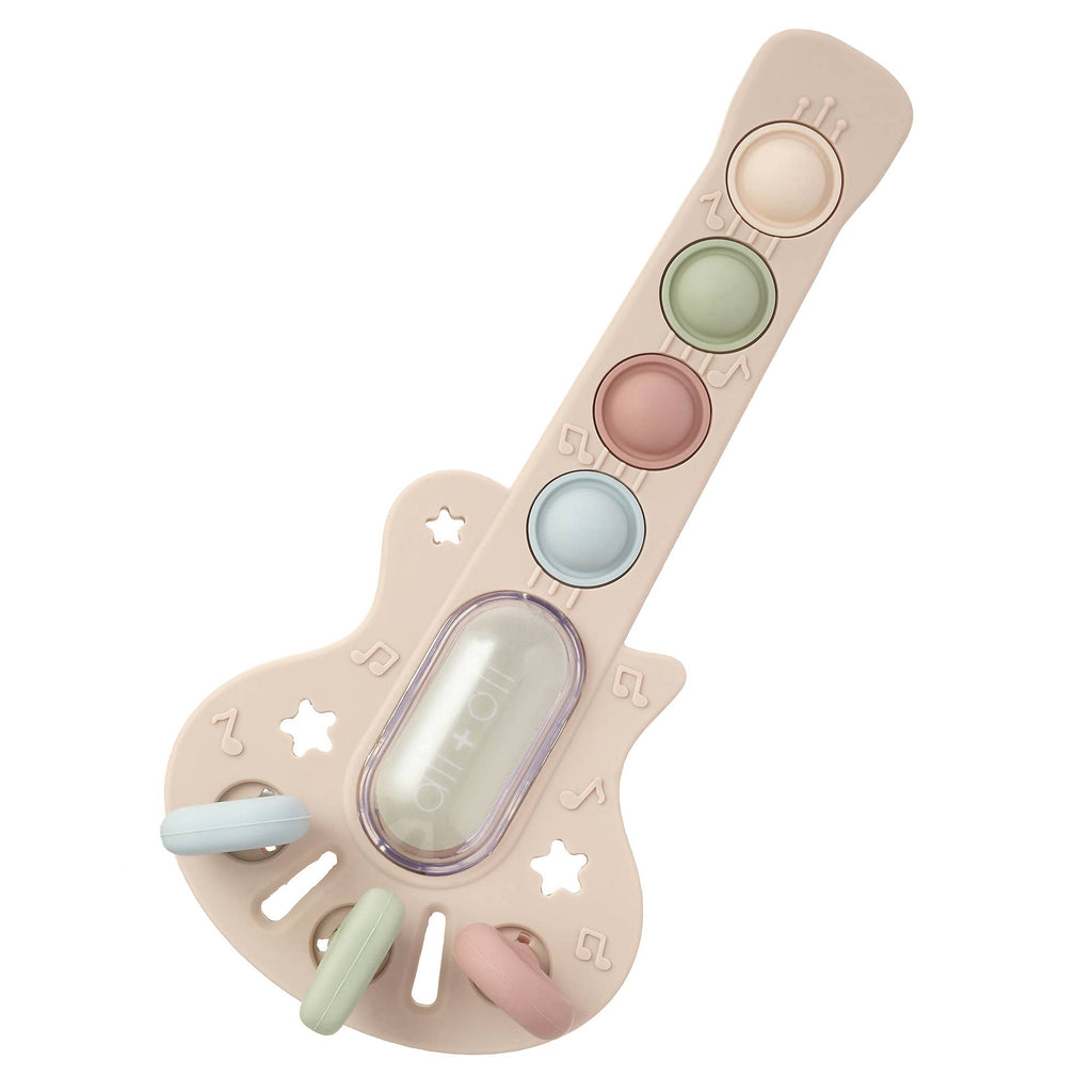 Ali+Oli - Ali+Oli Guitar-Shaped Sensory Pull & Teether Activity Toy