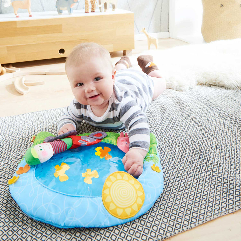 HABA USA - On the Farm Water Play Mat Tummy Time Activity