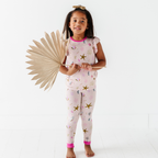 Kiki + Lulu - That's What Sea Said Ruffle Pajamas Toddler/Kids: 4T