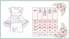 Purple Periwinkle Pastel Spring Check Hi-Lo Short Set
