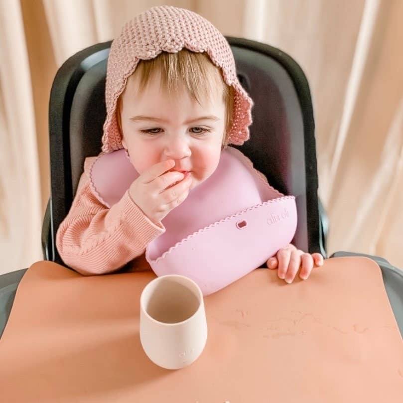 Ali+Oli - Bunny Face Silicone Open Cup for Baby & Toddler (Coconut)