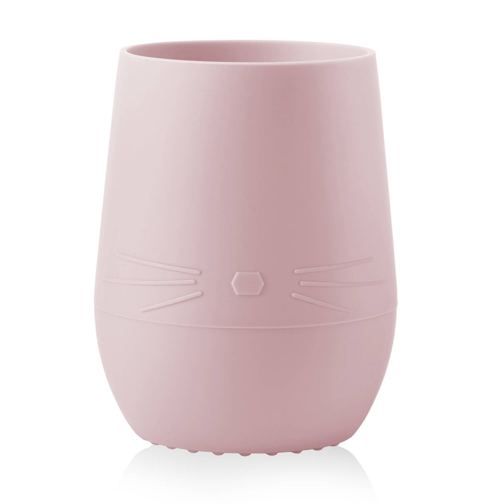 Ali+Oli - Bunny Face Silicone Open Cup for Baby & Toddle (Misty Blush)