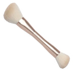 Daily Brush Set (Limited-Edition) featuring a dual-ended makeup brush with soft bristles and a sleek rose gold handle, perfect for stylish everyday use.