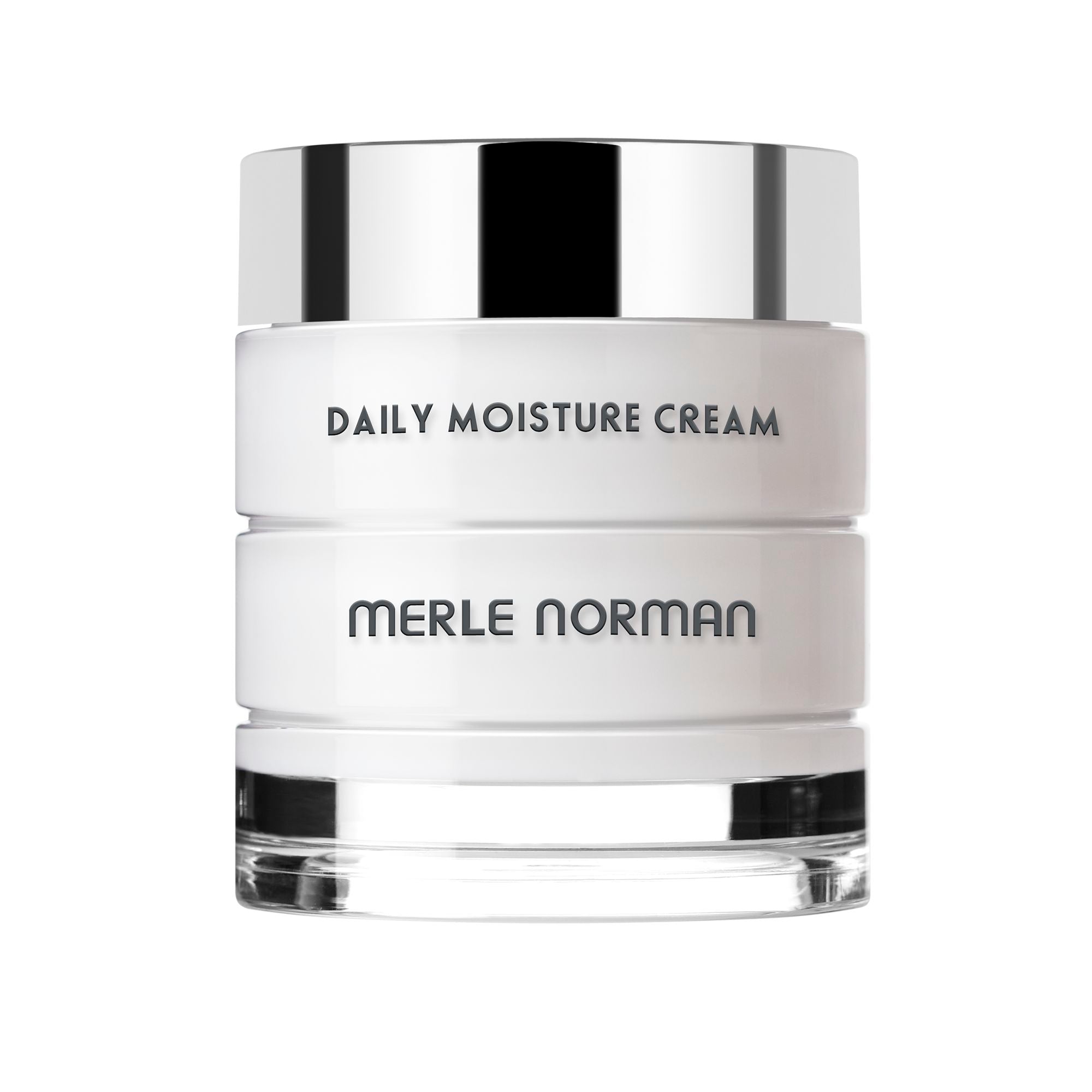 Daily Moisture Cream in a sleek white jar with silver lid, embodying stylish essentials for little ones and moms focused on comfort and quality.