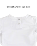 RuffleButts + RuggedButts - Boys White Long Sleeve Rash Guard
: White / 4T