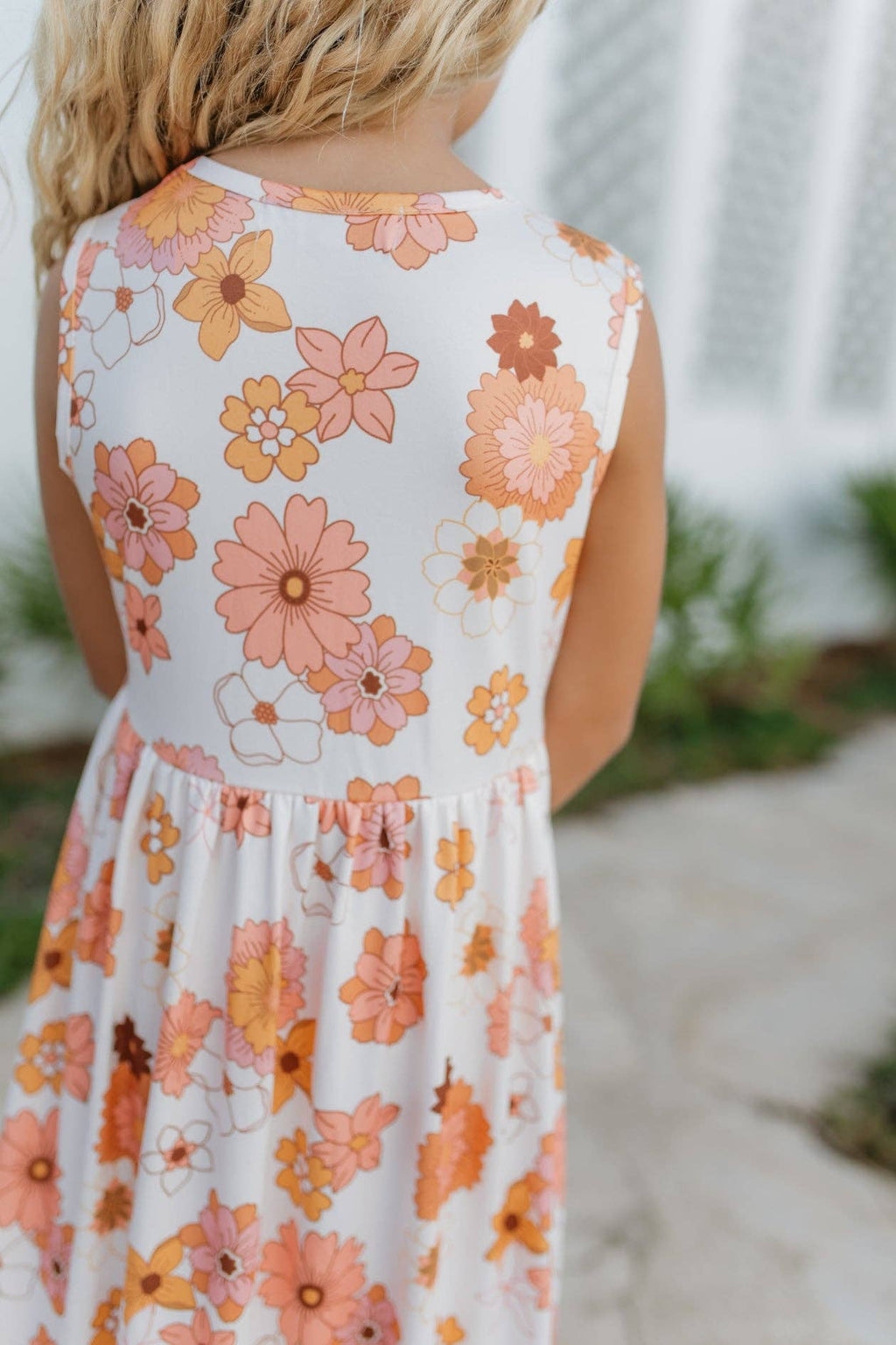 Tiered Terra Cotta Ruffle Dress