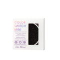 Vera Mona - Color Switch® Mini brush cleaner in compact white packaging with black cleaning surface, designed for instant makeup removal from brushes for stylish kids and moms.