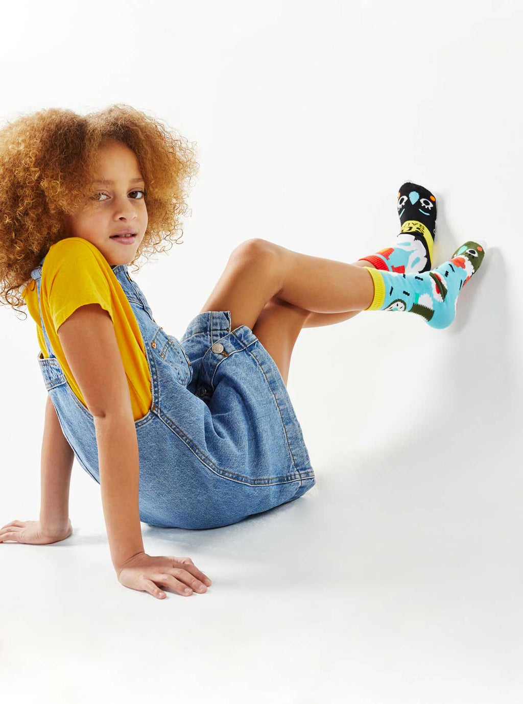 Pals Socks - Sushi & Soy Sauce Mismatched Food Grippy Kids Socks: Ages 4-8