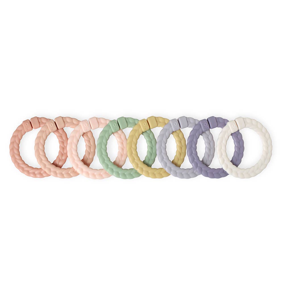 Itzy Ritzy - Bitzy Bespoke Itzy Rings™ Linking Ring Set: Rainbow