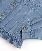 RuffleButts + RuggedButts - Girls Light Wash Jacket
: Blue / 4T