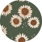 Kiki + Lulu - Rustic Blooms Ribbed Convertible Footies with Ruffle: 6-12m