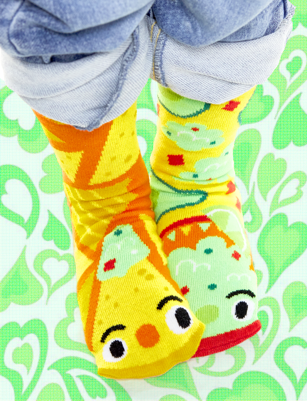 Pals Socks - Chips & Guac Mismatched Socks: Adult