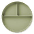 Ali+Oli - Baby Plate with Suction and  Divided Portions (Sage)