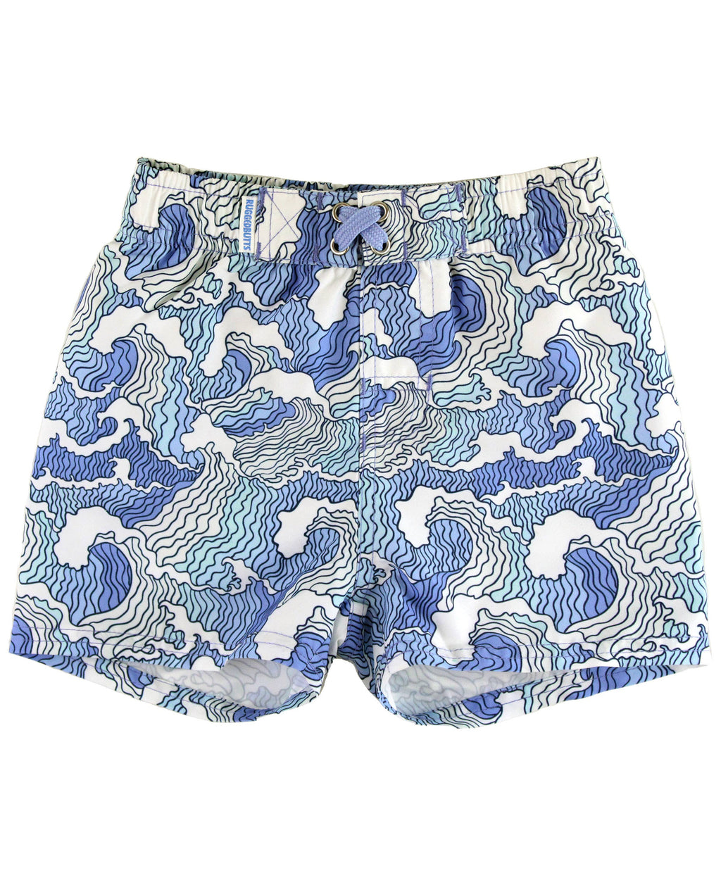 RuffleButts + RuggedButts - Boys Ocean Camo Swim Trunks
: Blue / 6-12m