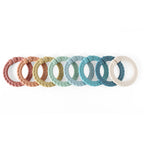 Itzy Ritzy - Bitzy Bespoke Itzy Rings™ Linking Ring Set: Rainbow