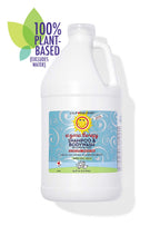 California Baby - Therapeutic Relief™ Eczema Shampoo & Bodywash in a large white bottle with a blue label featuring a sun graphic, highlighting gentle, plant-based formula for babies and adults.