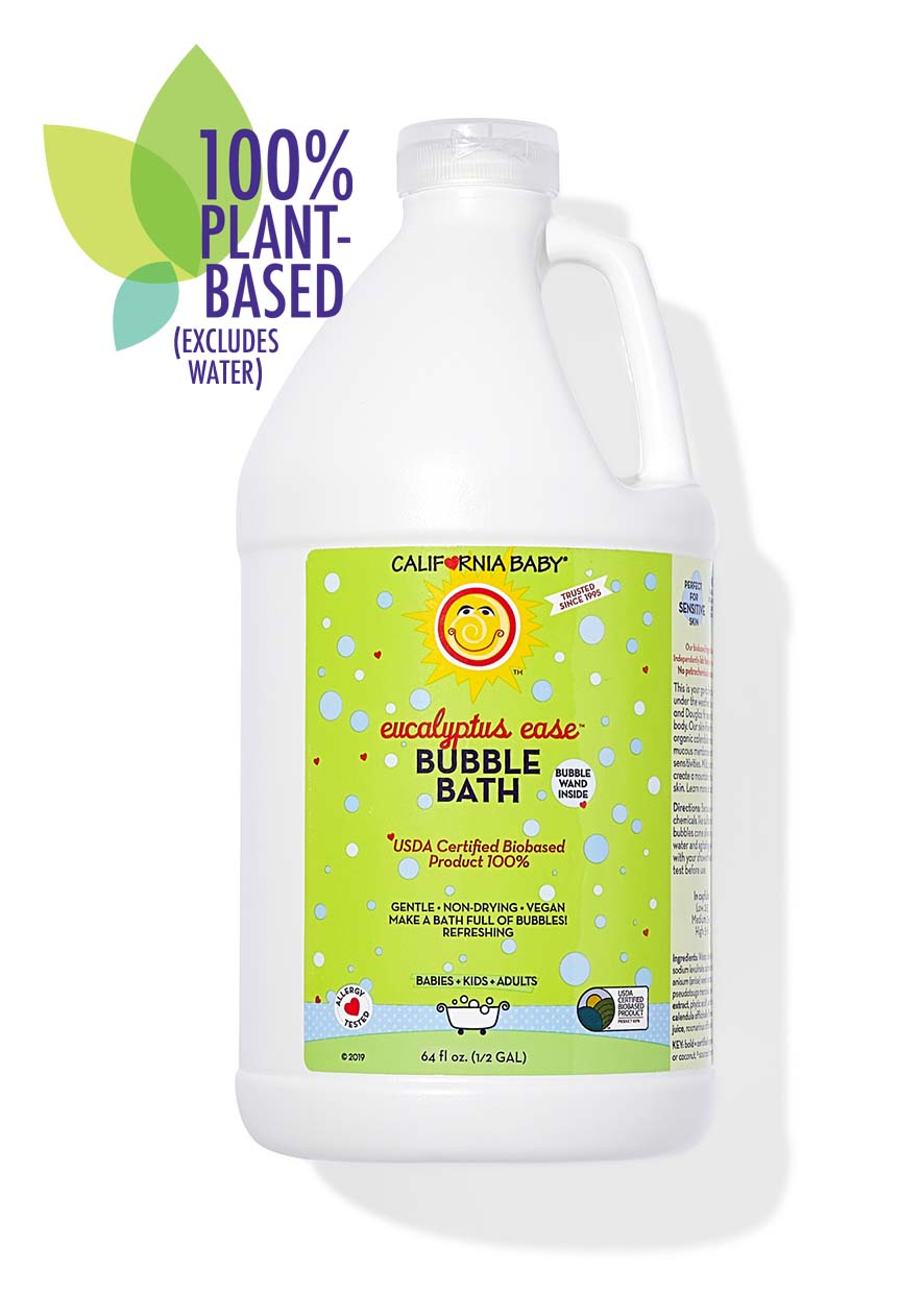 California Baby - Eucalyptus Ease™ Bubble Bath 64oz half gallon