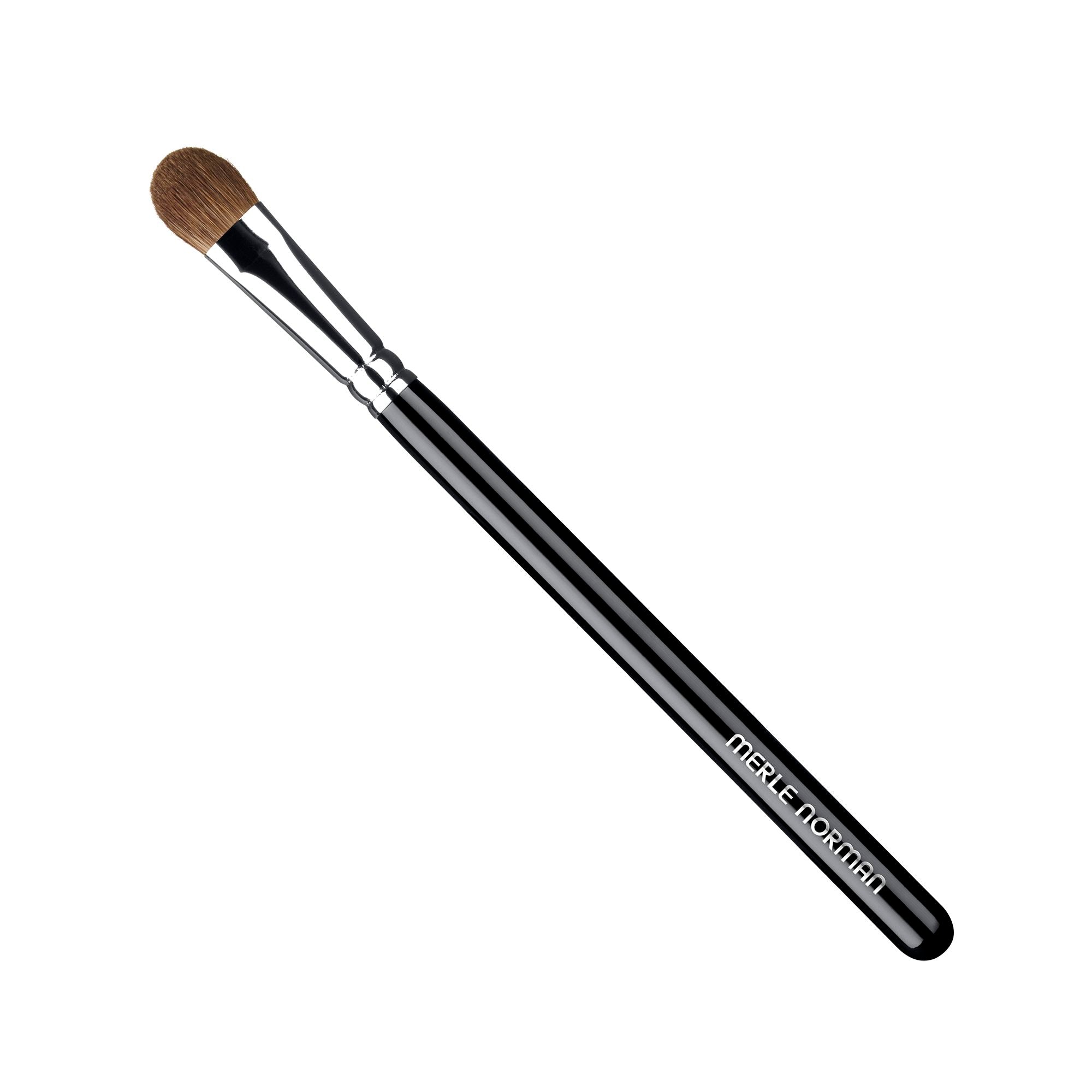 Makeup Artistry Eyes #1 Brush (Shader) with soft, densely packed bristles and sleek black handle, ideal for precise eye makeup application.