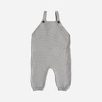 The Blueberry Hill - Overalls Grey Baby Gift Embroidery Blanks Spring Summer: 3-6m