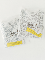 Bee Colorful Co. - Mermaid Coloring Pajamas 2 piece set made from Bamboo: 3T