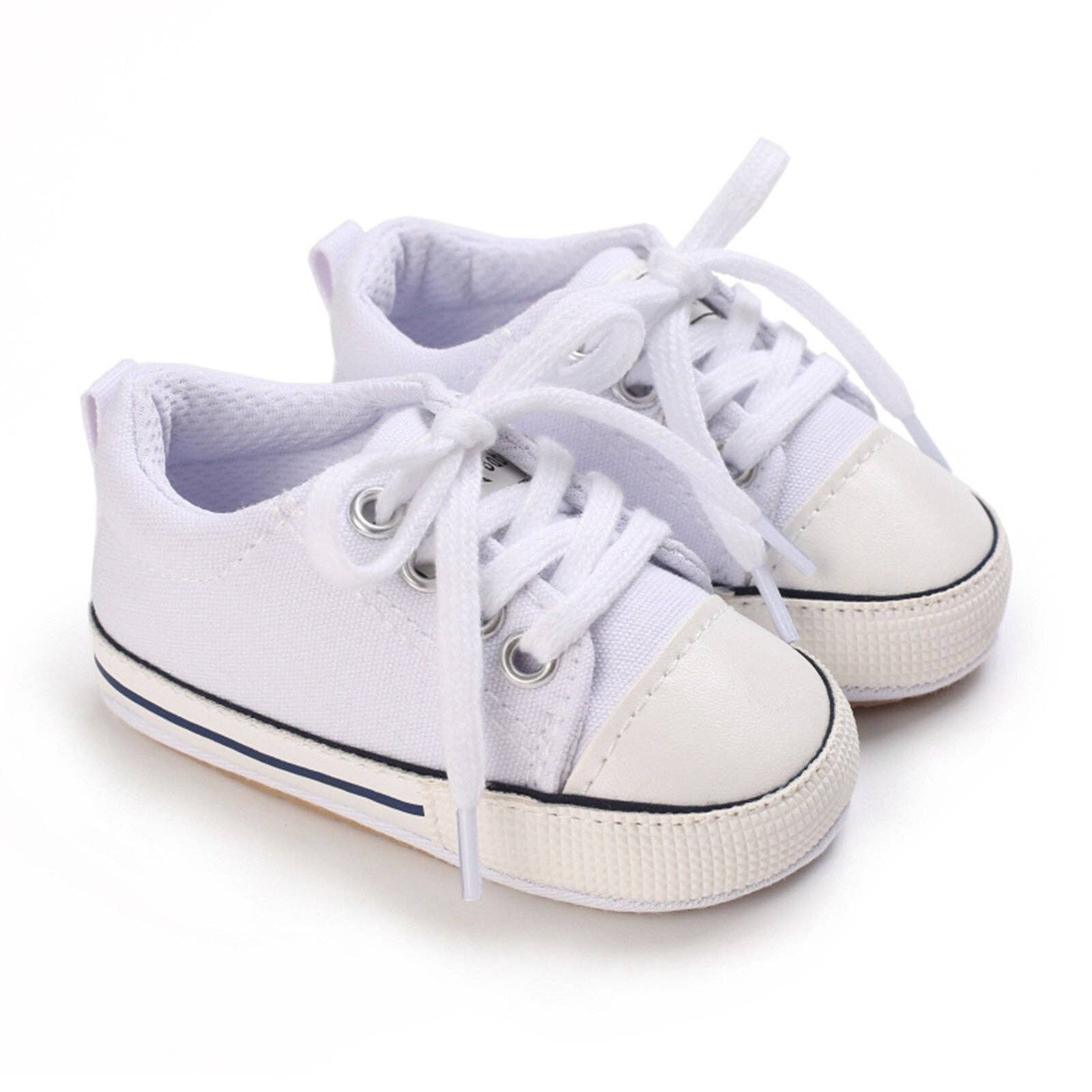Urban Tots - Urban Sneaks - White: 3-6m