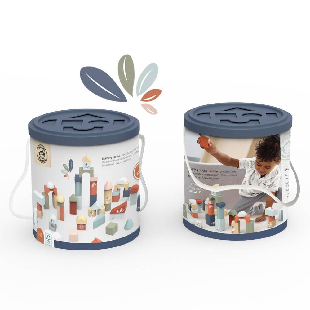 Speedy Monkey - Building Blocks (50 pieces)