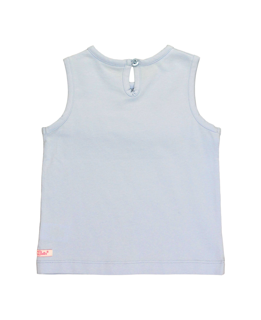 RuffleButts + RuggedButts - Girls Windsurfer Blue Knit Ruffle Trim Tank
: Blue / 3T
