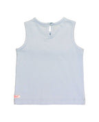 RuffleButts + RuggedButts - Girls Windsurfer Blue Knit Ruffle Trim Tank
: Blue / 18-24m