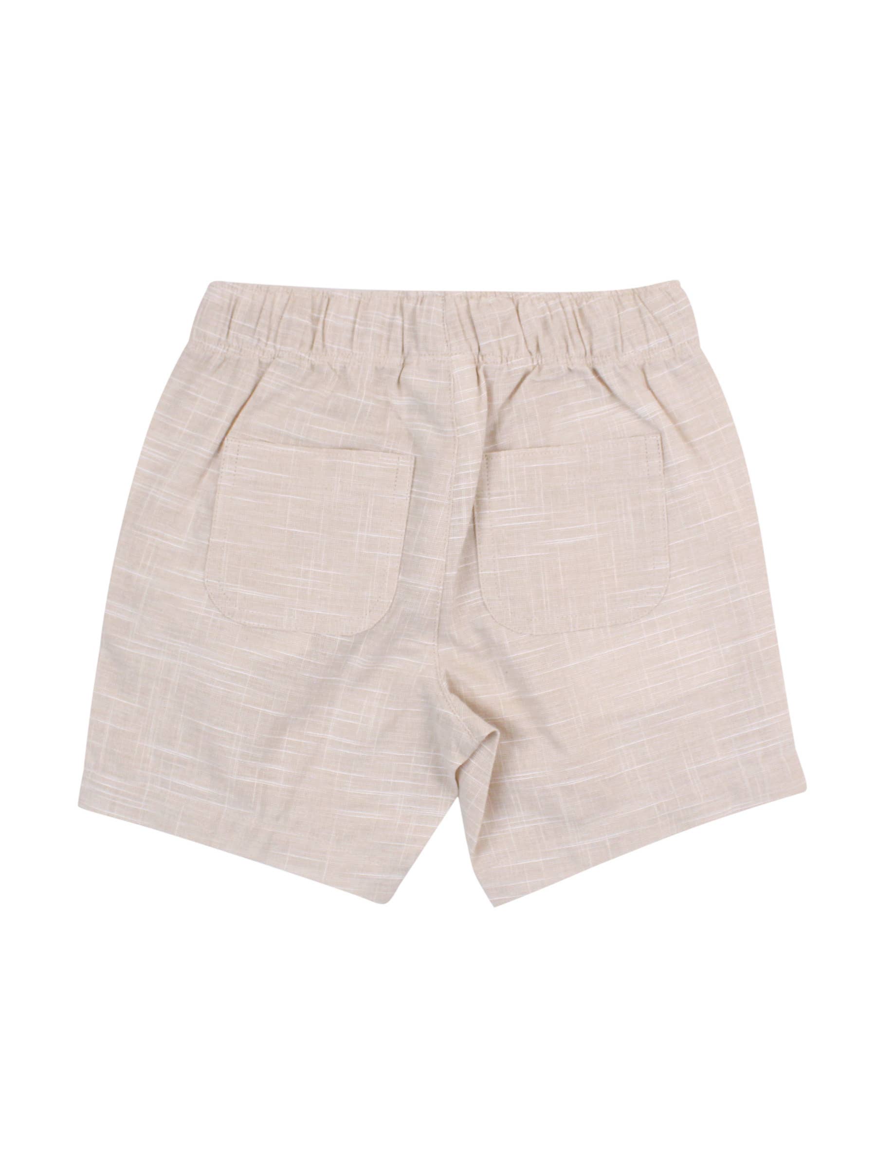 RuffleButts + RuggedButts - Boys Khaki Pull-on Shorts
: Brown / 12-18m