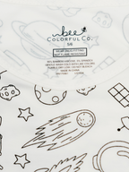 Bee Colorful Co. - Space Coloring Pajamas 2 piece set made from Bamboo: 2T