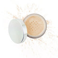Merle Norman Cosmetics - Flawless Effect Loose Powder in a neutral shade with a sleek silver lid, ideal for a smooth, natural finish enhancing mom life essentials and stylish kids clothing aesthetics.