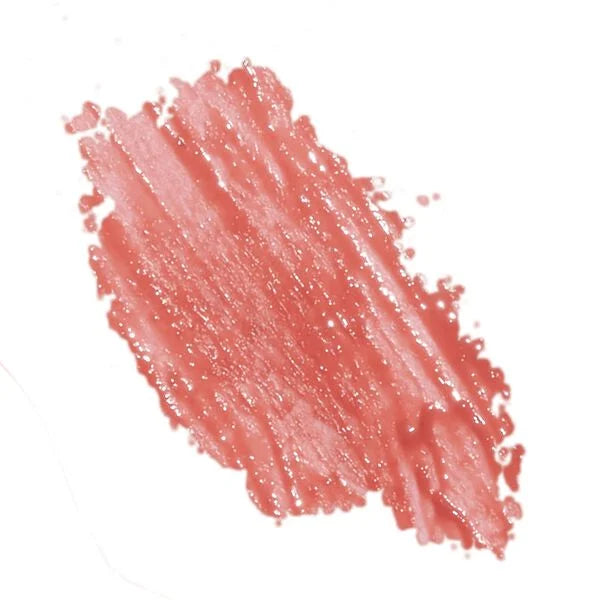 Swatch of Merle Norman Cosmetics - Honeymint Lipstick (Limited-Edition) in a soft, muted pink shade with a creamy, slightly glossy finish reflecting a modern, natural beauty aesthetic.