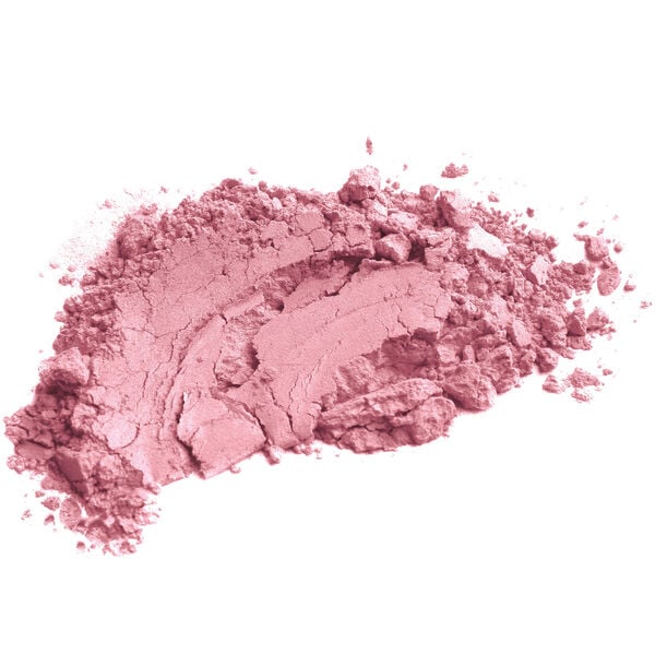 Soft pink powder blush swatch showcasing Merle Norman Cosmetics - Lasting Cheekcolor with a smooth, blendable texture for a natural, lasting finish.