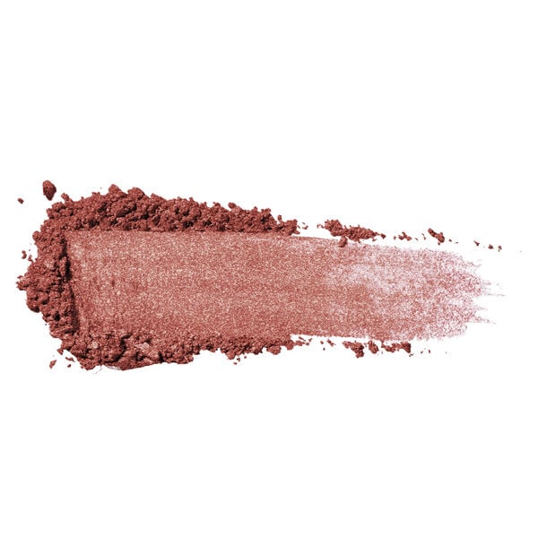 Swatch of Merle Norman Cosmetics - Lasting Cheekcolor in a soft, shimmery rosy pink shade, showcasing smooth, blendable texture for a natural, radiant finish.