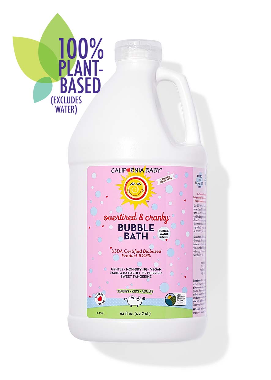 California Baby - Overtired & Cranky™ Bubble Bath 64oz half gallon